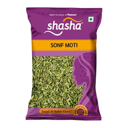 SHASHA - WHOLE SONF MOTI  100G  (FROM THE HOUSE OF PANSARI)