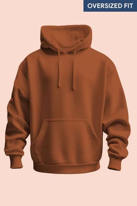 MAROON FULL SLEEVE UNISEX HOODIE SWEATSHIRT-M