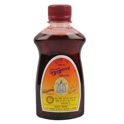 Roghan Sukoon Massage Oil, 200 ml-Pack of 1