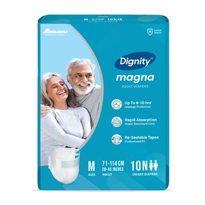 Dignity Magna Adult Diapers ( Tape Style ) M