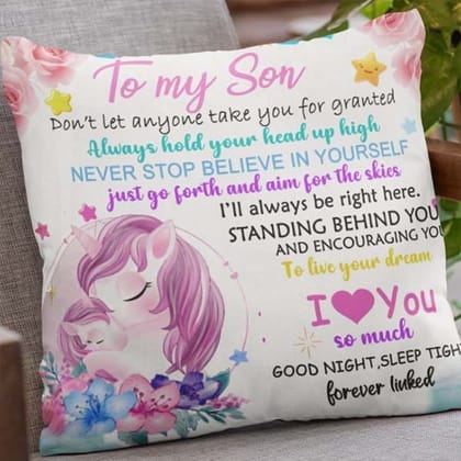 MG191_Forever Linked: Inspirational Love Cushion -Combo offer-2 Set Of Daughter Cushion Cover