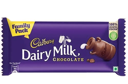 Cadbury Dairy Milk Chocolate Bar - Family Pack, 123 gm