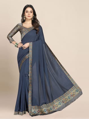 Zari Woven Design Bordered Saree