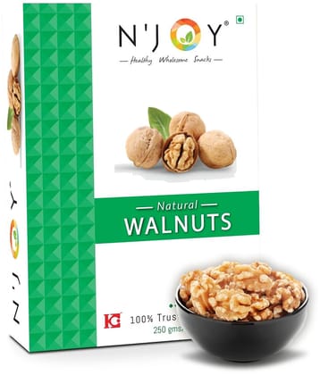 NJoy Natural Extra Light Broken Walnuts Kernels (Without Shell) 250g