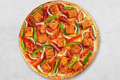 Tandoori Paneer Tikka Medium Pizza (Serves 2) __ Medium Pizza