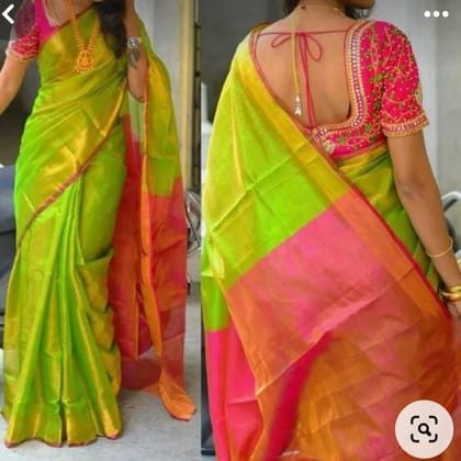Elegant Uppada Pattu Tissue Saree