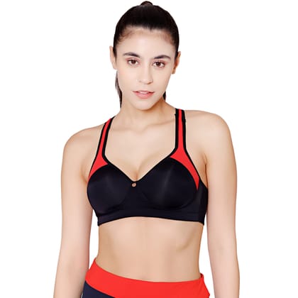 Bodycare Polyamide spandex wirefree broad straps seamless padded sports bra-1624B