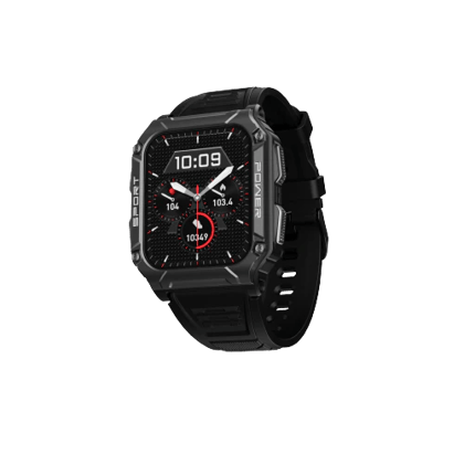 boAt Wave Armour 2 | Smartwatch with Bluetooth Calling, 1.96" (4.97cm) HD Display, 100+ Sports Mode, Up to 25 Days Battery Active Black
