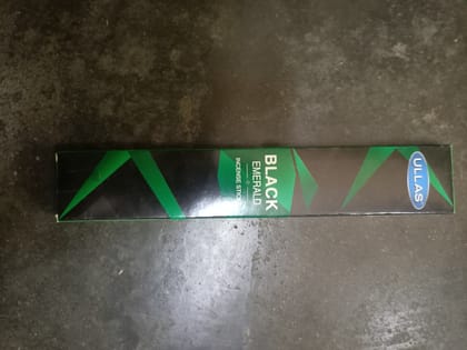 Ullas Black Emerald Incense Stick - 15 gm