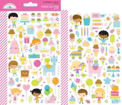 Girl Mini Icons Sticker
