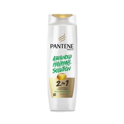 Pantene 2-In-1 Silky Smooth Care Shampoo + Conditioner, 650 ml Bottle