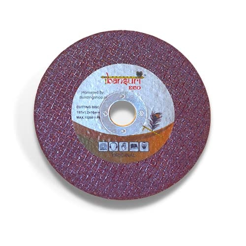 Buildingshop Bansuri Eco Cut Off/Cutting Wheel/Blade 4" For Iron/Steel/Metals Cutting (Pack Of 50)