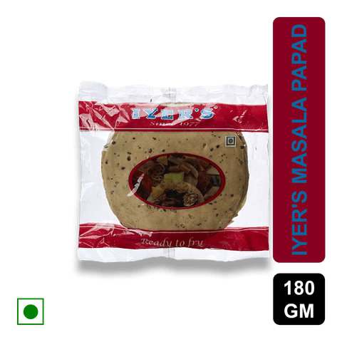 Iyers Masala Papad, 180 gm Pouch
