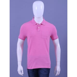 REDLINE MENS PINK POCKET POLO T-SHIRTS
