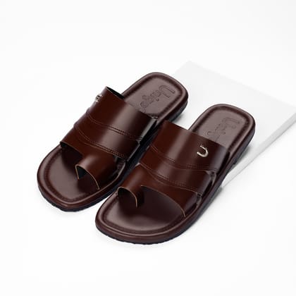 Majestic Stylish Chappal for Men (Size: 6 to 12)-6 / Brown