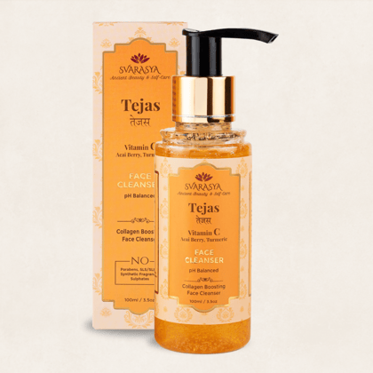 Tejas- The Collagen-Boosting 20% Vitamin C + Turmeric Face Cleanser For Skin Brightening-100ml
