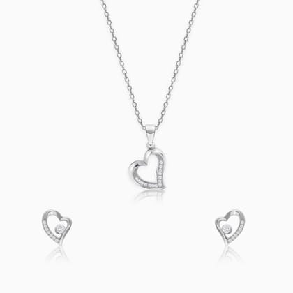 Silver Heart Me Set