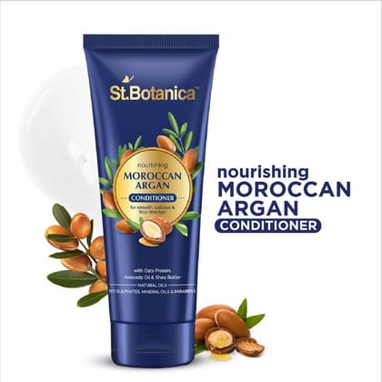 Moroccan Argan Conditioner For Dry Hair | Deeply Nourishes &  Hydrates Dull, Damaged Hair | Adds Shine And Detangles | 200ml