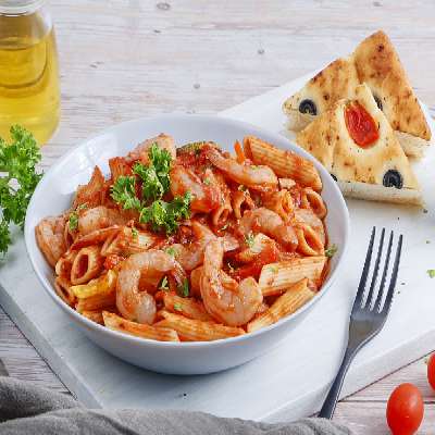 Prawn Arrabbiata (Red) Pasta-Spaghetti