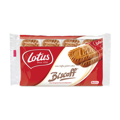 Lotus Original Caramelized Biscuit, 124 gm