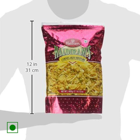 Haldiram's Cornflakes Mix Namkeen, 400 gm Pack