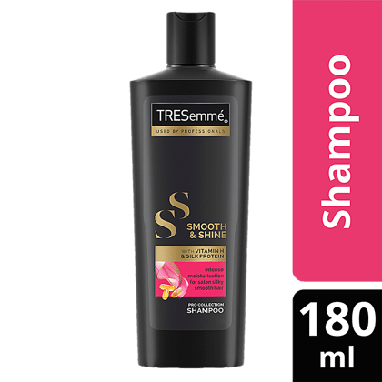 Tresemme Smooth & Shine Pro Collection Shampoo - Vitamin H & Silk Protein, Intense Moisturisation, 180 Ml(Savers Retail)