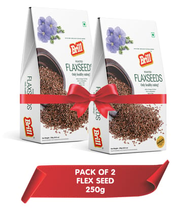 Brill Roasted Flax Seeds (250g x 2pkts) 500g