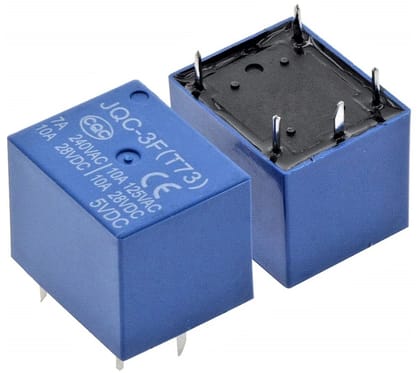 12v 7A SPDT Standard Sugar Cube Relay - Single pole double throw  by MYPCB