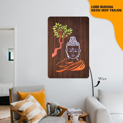 Lord Buddha MDf Aadi Yogi Frame-18*24