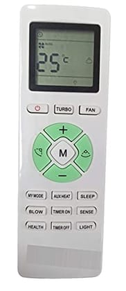 Ehop Compatible Remote Control for Lloyd Air Conditioner VE-223 (Please Match The Image with Your existing or Old Remote Before Ordering)