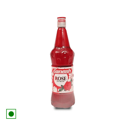 Ganesh Rose Syrup, 1 L Bottle