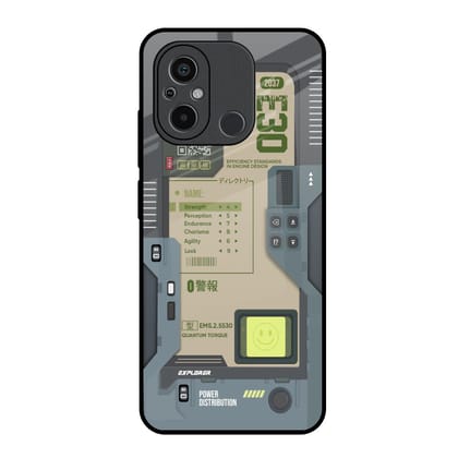 Art Station Glass Case for Redmi 12C
