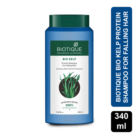 Biotique Bio Kelp Protein Shampoo For Falling Hair (Advanced Ayurveda), 340 ml Bottle