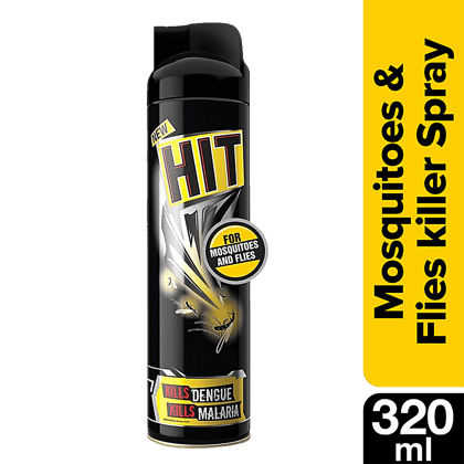 Hit Mosquito & Fly Killer Spray, 320 Ml