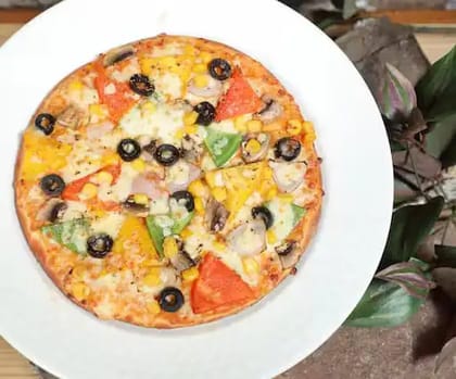 Veggie Deluxe Pizza [8 Inches]