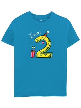 Birthday : I Am Two - Tee-2-3 years / No / Green