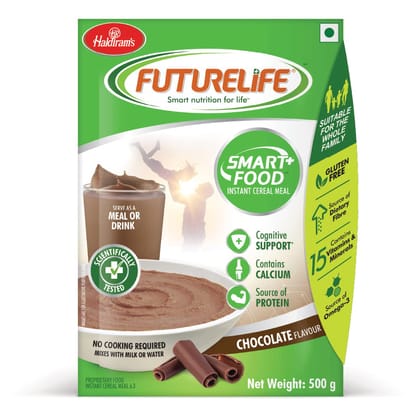 Futurelife Smart Foods Instant Cereal Meal Chocolate  500 Gms