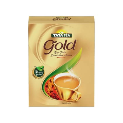 Tata Tea Gold, Assam Teas With Gently Rolled Aromatic Long Leaves, Rich & Aromatic Chai, Black Tea, 250G