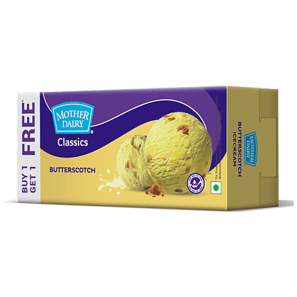 Mother Dairy Butterscotch Ice Cream, 700 Ml