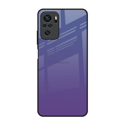 Indigo Pastel Glass Case For Redmi Note 10S