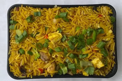 Chicken Singapore Fried Rice