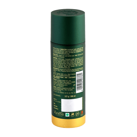 Denver Hamilton Deodorant Body Spray, 200 ml Bottle