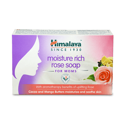 Himalaya Moisture Rich Rose Soap - For Moms, 75 G(Savers Retail)
