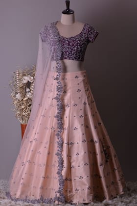 GLORIOUS WEDDING WEAR LEHENGA CHOLI - AE-1028
