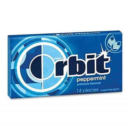 Orbit Peppermint Gum 14 Pieces