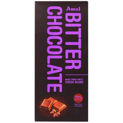 Amul Bitter Chocolate, 150 G(Savers Retail)
