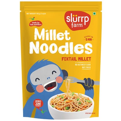 Slurrp Farm Millet Noodles - Foxtail Millet, 192 gm