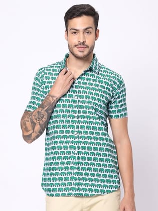 Classic Fit Conversational Printed Casual Shirt