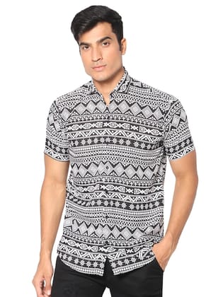 Classic Fit Ethnic Motifs Printed Casual Shirt