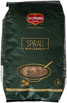Del Monte Spirali Pasta Whole Wheat Imported Pouch 500 G